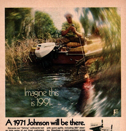 1971 johnson outboard boat - johnson,