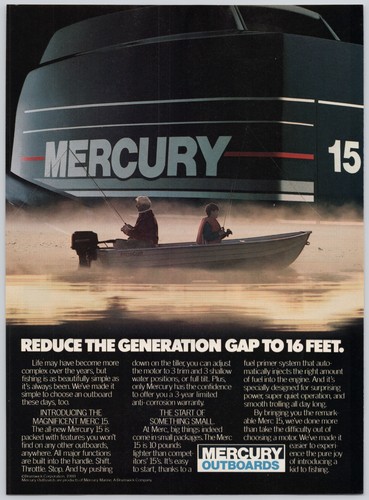 Mercury merc outboard motor - merc,