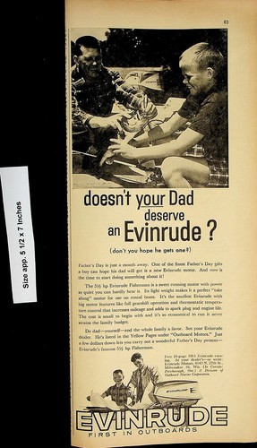 1961 evinrude first - evinrude,