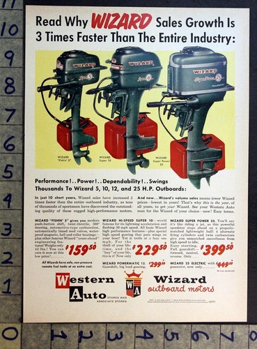1957 wizard outboard - wizard, motor