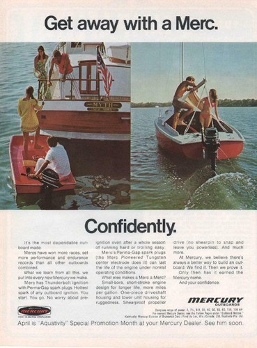 1971 mercury outboard motor - 1971,