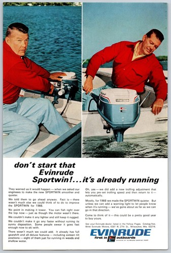 1966 print evinrude - print,