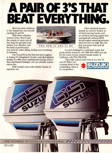 1984 suzuki outboard boat - 1984,