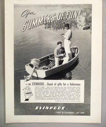 Evinrude outboard boat motor - outboard,
