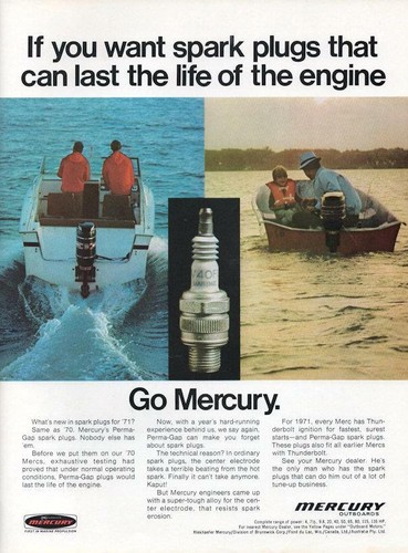 1971 mercury outboard motor - mercury,