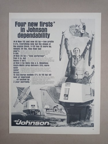 1960s johnson outboard - johnson, boat