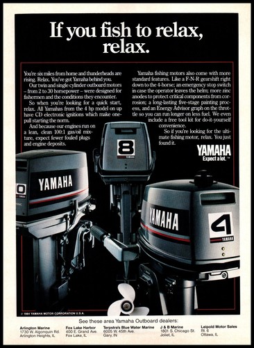 1985 yamaha outboard - yamaha, motors