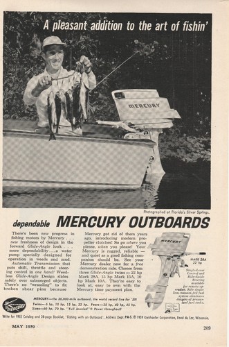 Mercury outboard print - mercury,