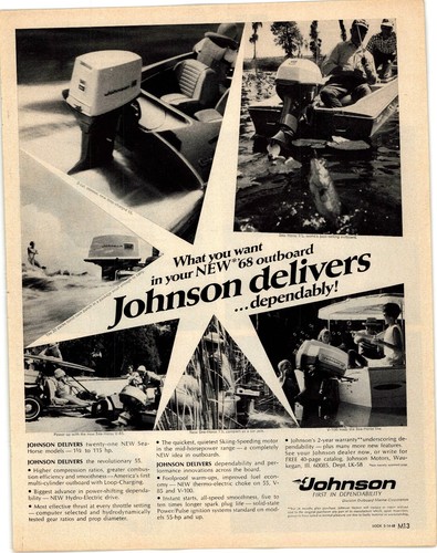 Johnson outboard motors 1968 - johnson,