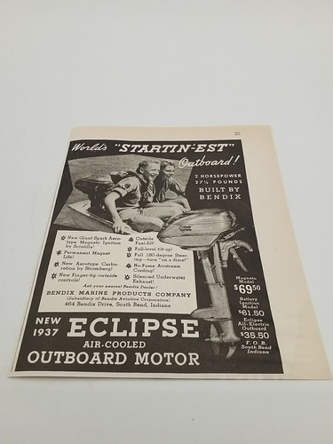 1937 bendix eclipse outboard - bendix,