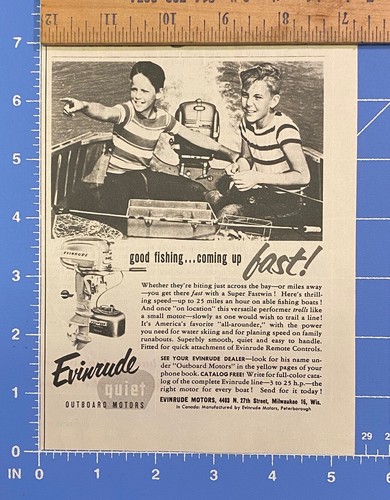 Vintage print evinrude - print, ad