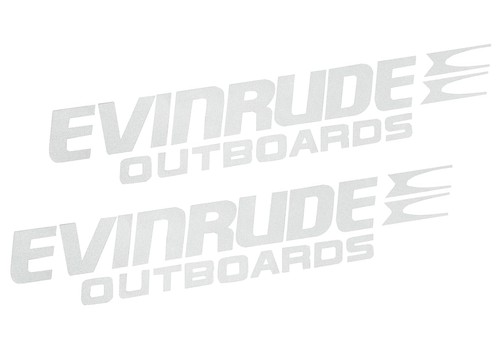 2pcs vinyl evinrude outboard - 2pcs,