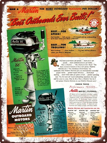 1950 martin 100 outboard - martin,