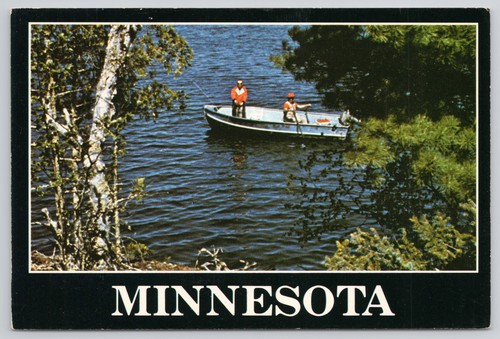 Fishing boat crosslake lake - fishing,