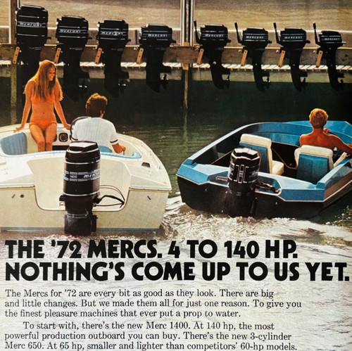 1972 mercury outboard - outboard, motors