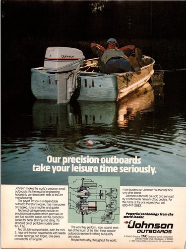 Johnson 1983 print outboard - 1983,