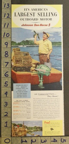 1952 boat fish - boat, lobstering