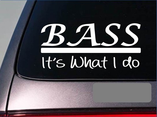 Bass sticker decal - , *e296*