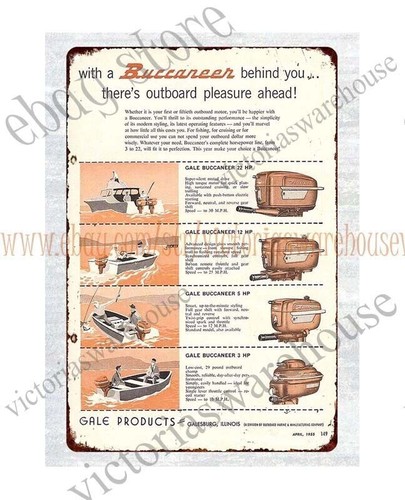 1955 gale buccaneer outboard - 1955,