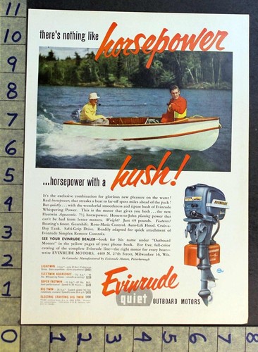 1954 evinrude outboard - 1954, motor