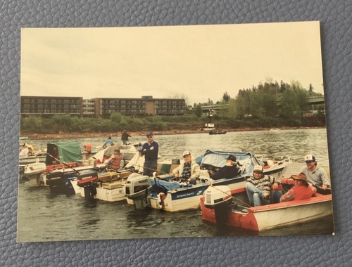 1980 small boats lined up - boats,