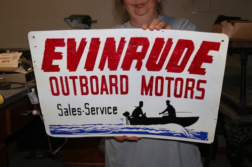 Vintage evinrude outboard boat - evinrude,