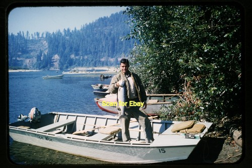 Man salmon fishing boat - fishing,, &