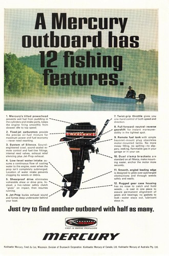 Mercury outboard boat - mercury, motor