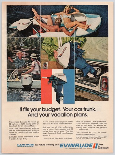 Evinrude outboard motor - 5, hp