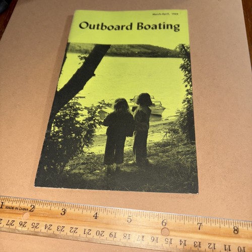 Vintage 1959 outboard boating - vintage,