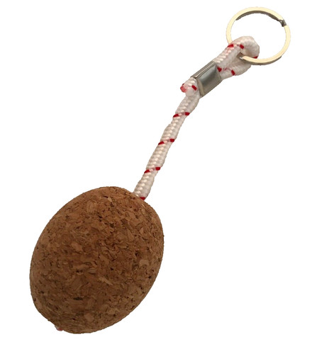 Floating single oval cork - cork, key