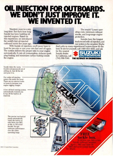 1985 suzuki outboard - outboard, boat