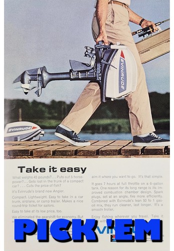 1960s evinrude outboard motor - 1960s,