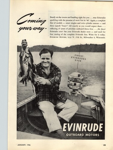 1946 paper evinrude - 1946, ad