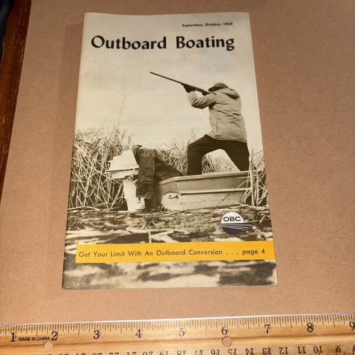Vintage 1963 outboard boating - 1963,