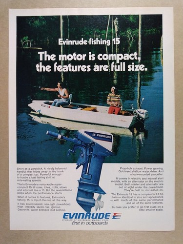 1975 evinrude outboard - evinrude,
