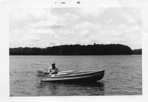 Vintage 1965 man - 1965, boat