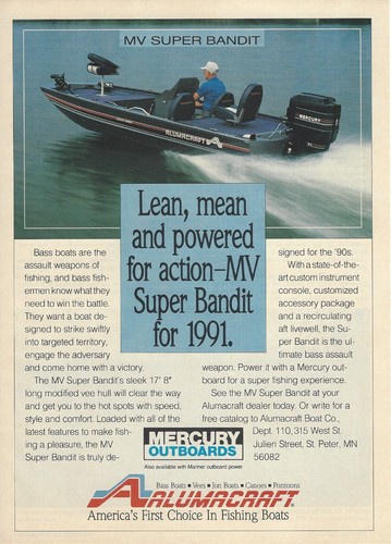 1991 mercury outboards - mercury, mv