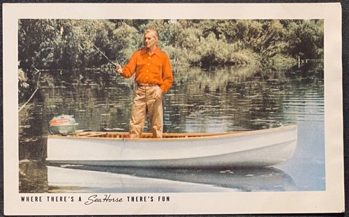 Advertising postcard man - advertising, postcard~man