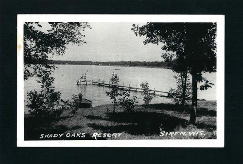 Siren wisconsin 1940s rppc - siren,